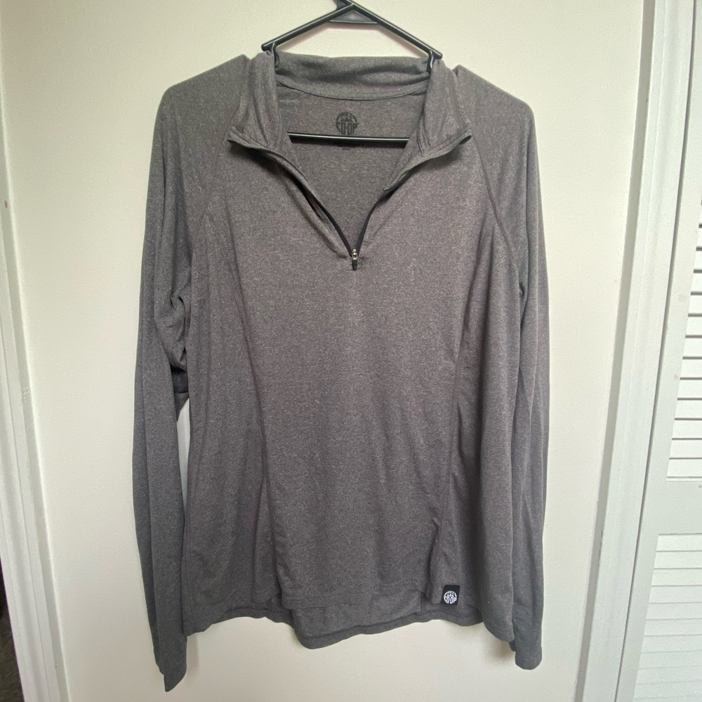 REI CO-OP Grey Half Zip Light Pullover